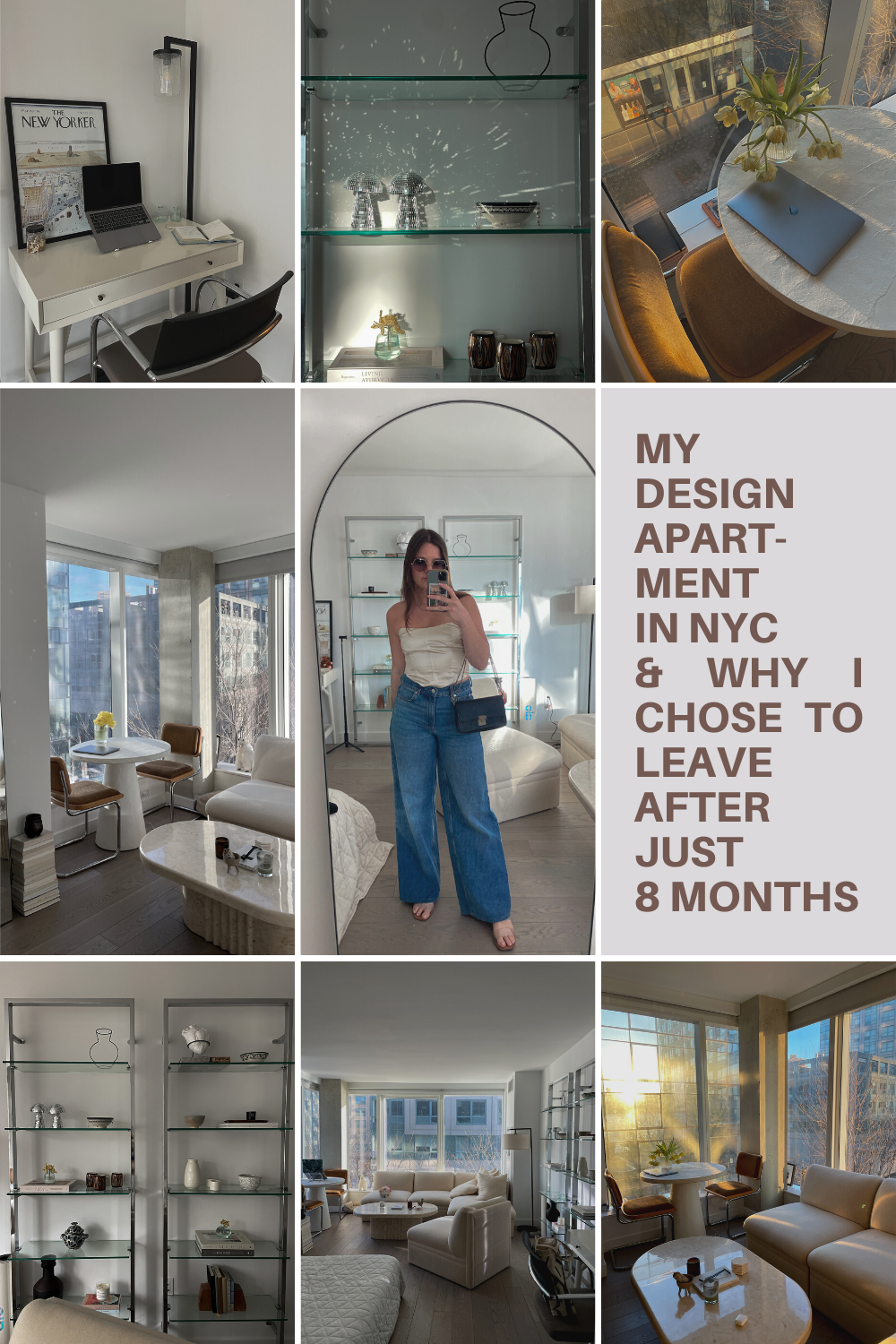 My NYC Apartment, and Why I’m Leaving The City After Just 8 Months | www.aestheticstraveler.com Travel & Design Editorial | IG: @itskarenalexandra
